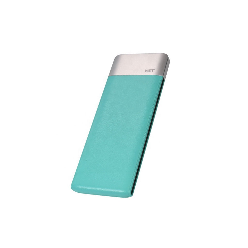 Blue Leather-Surface 6000mAh Power Bank