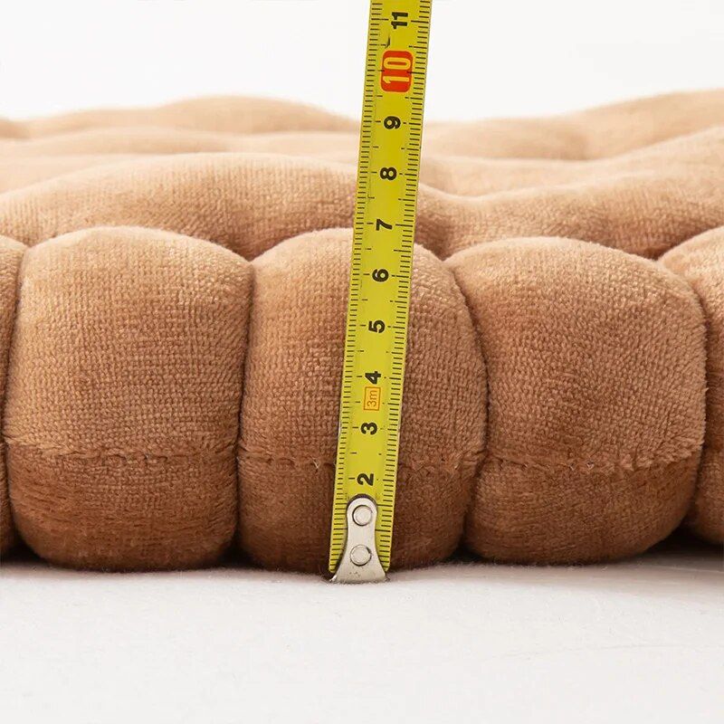 Cozy Biscuit-Shaped Plush Cushion