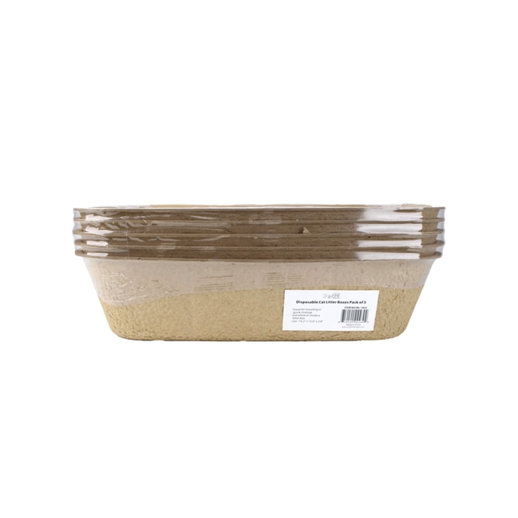 Disposable Cat Litter Boxes - 5 Pack