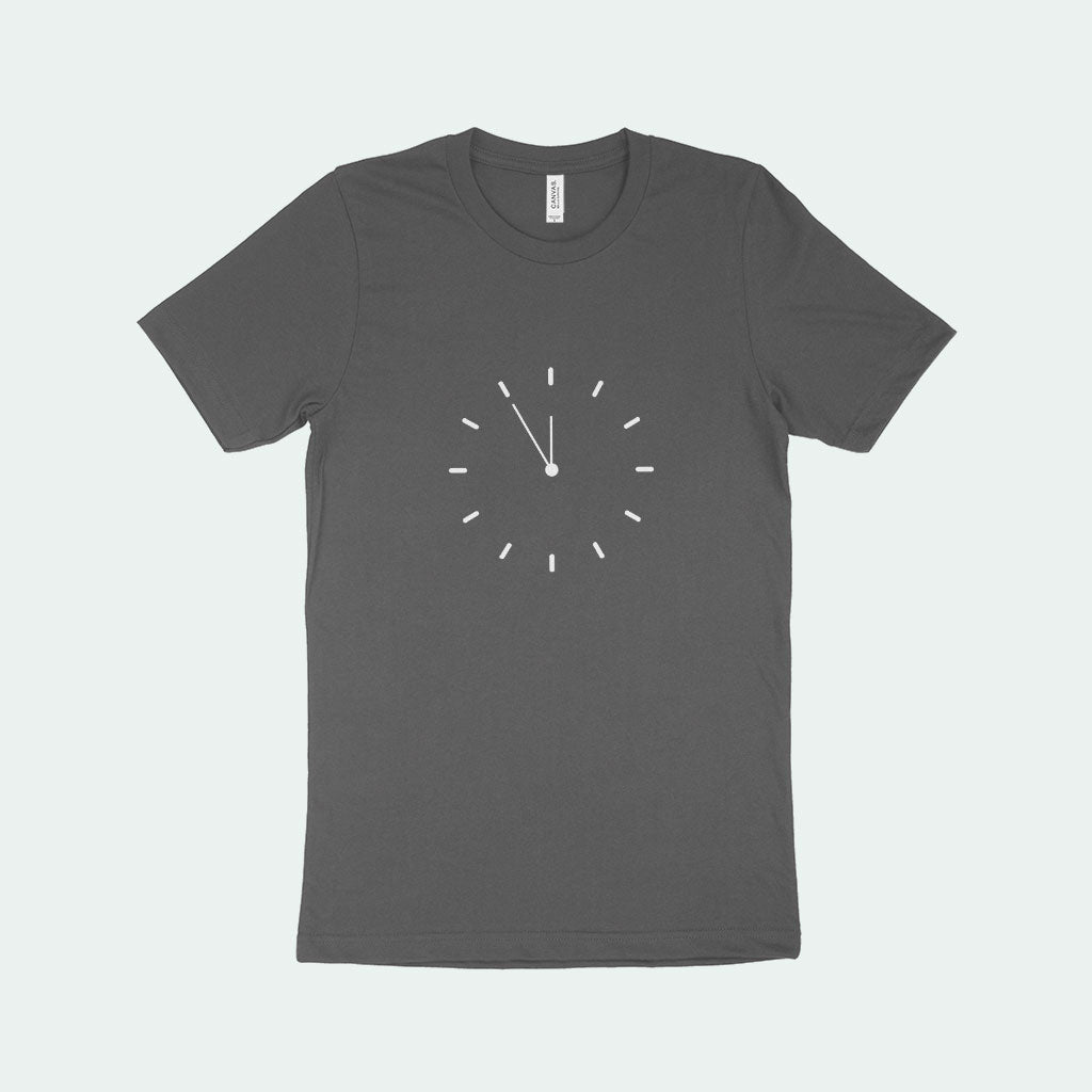 New Year Clock Unisex Jersey T-Shirt Made in USA