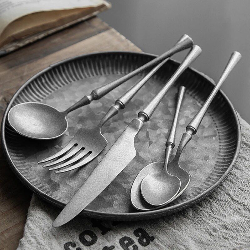 Elegant 304 Stainless Steel Cutlery Set