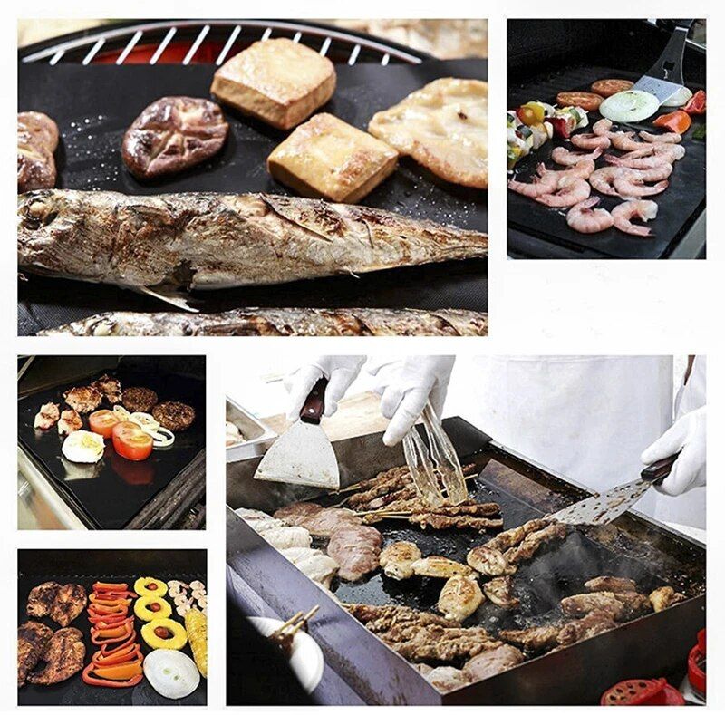 Non-Stick, Heat-Resistant BBQ Grill Mat