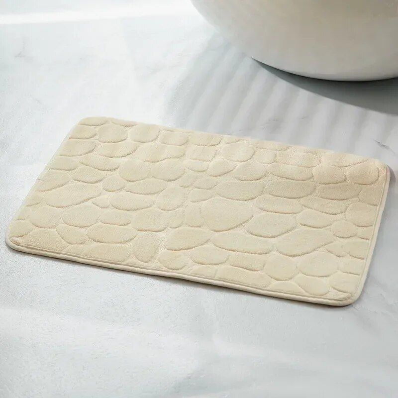 Luxurious Faux Rabbit Fur Non-Slip Bath Mat - Super Soft, Absorbent, & Machine Washable