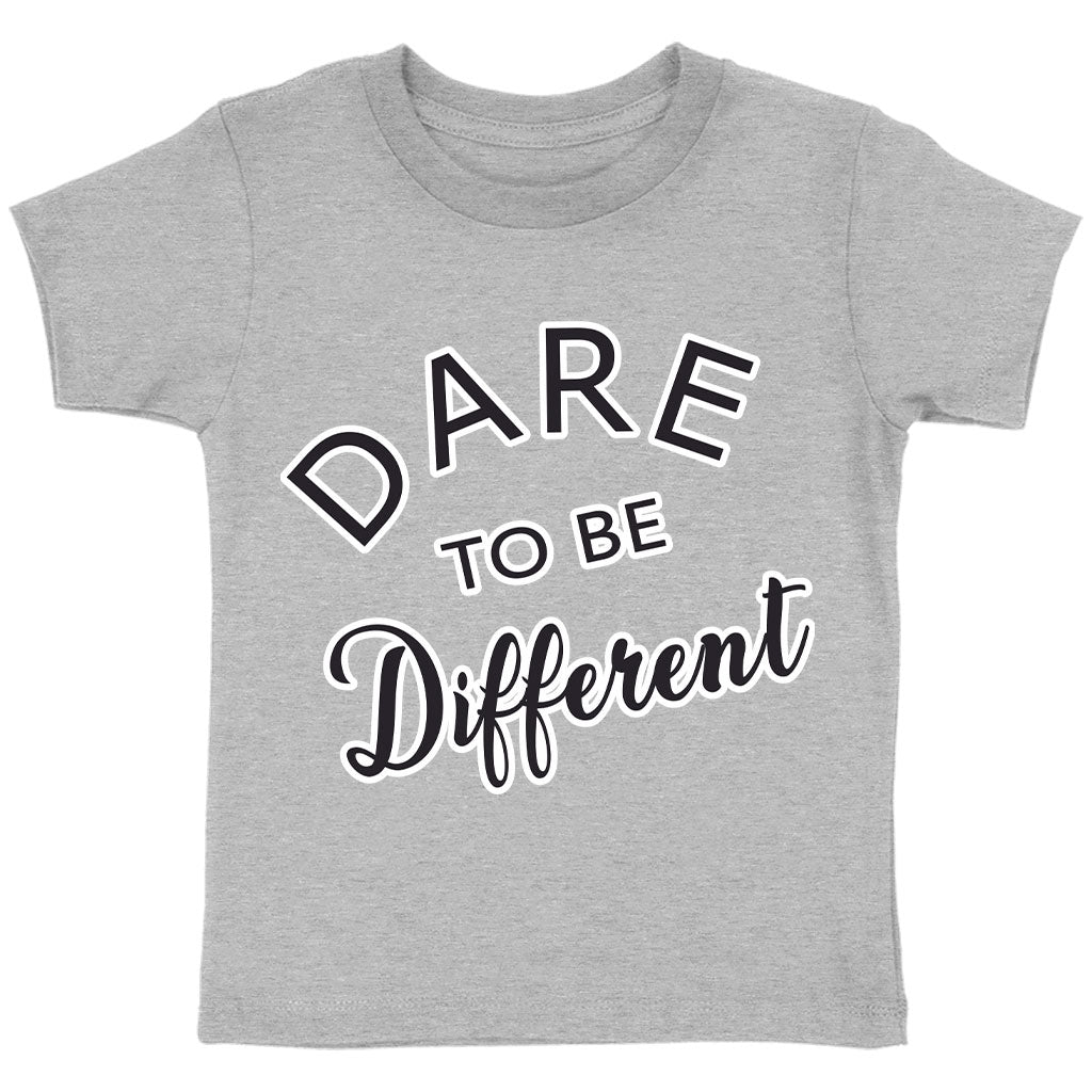 Dare to Be Different Toddler T-Shirt - Cool Kids' T-Shirt - Graphic Tee Shirt for Toddler