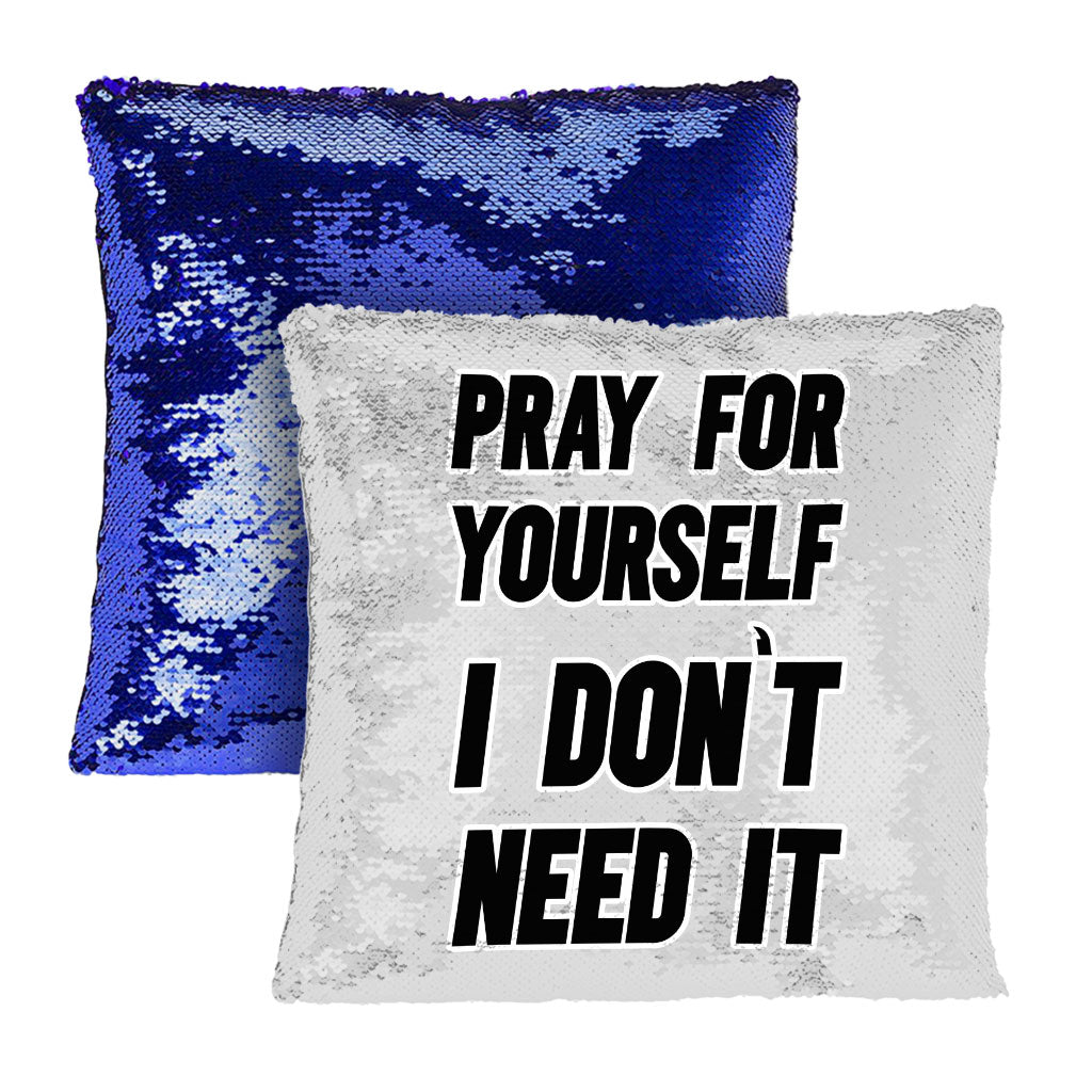 Cool Design Sequin Pillow Case - Quote Pillow Case - Printed Pillowcase