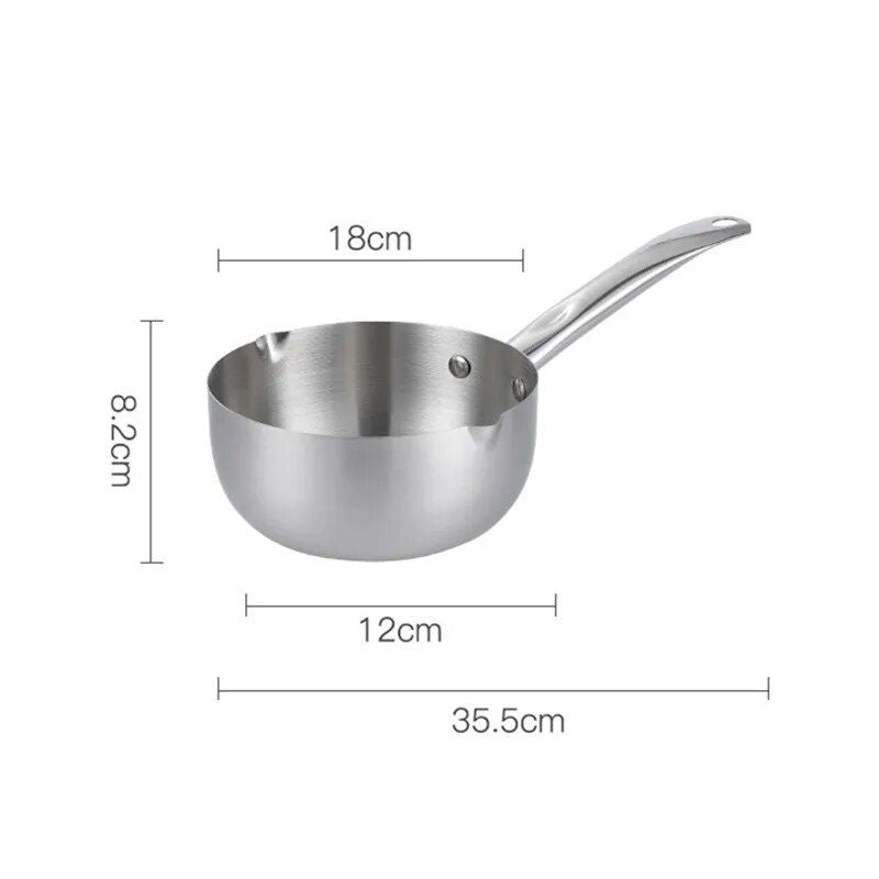 Versatile Stainless Steel Nonstick Saucepan