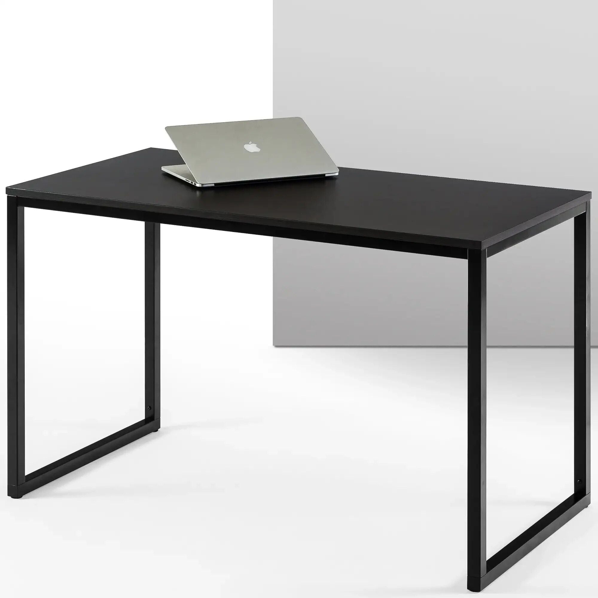 47" Modern White Frame Desk