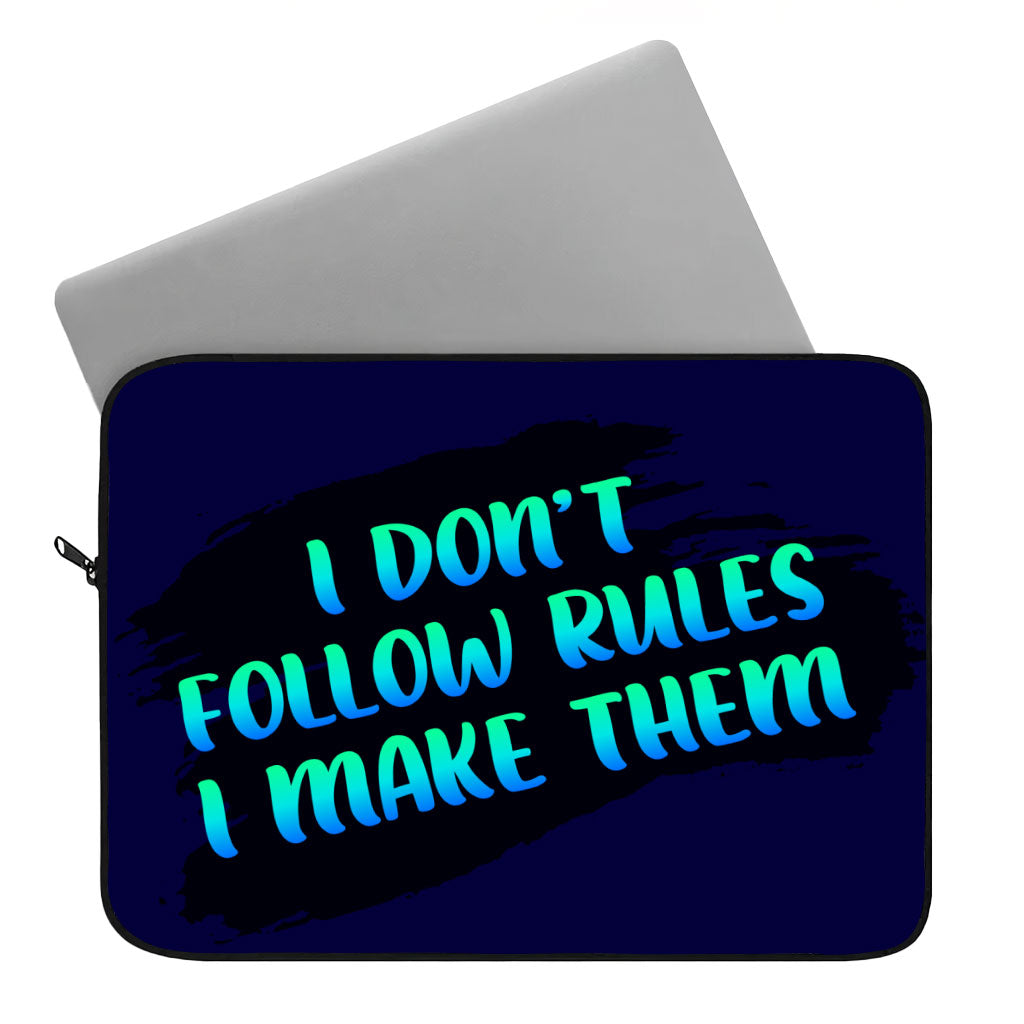 Cool Quote Dell 16" Sleeve - Printed Laptop Sleeve - Themed Laptop Sleeve with Zipper