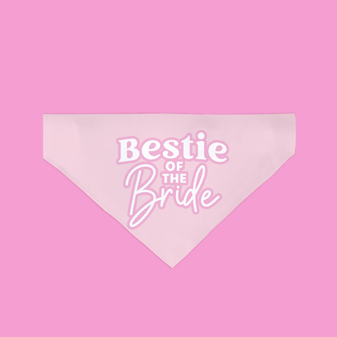 Bestie of the Bride Dog Bandana