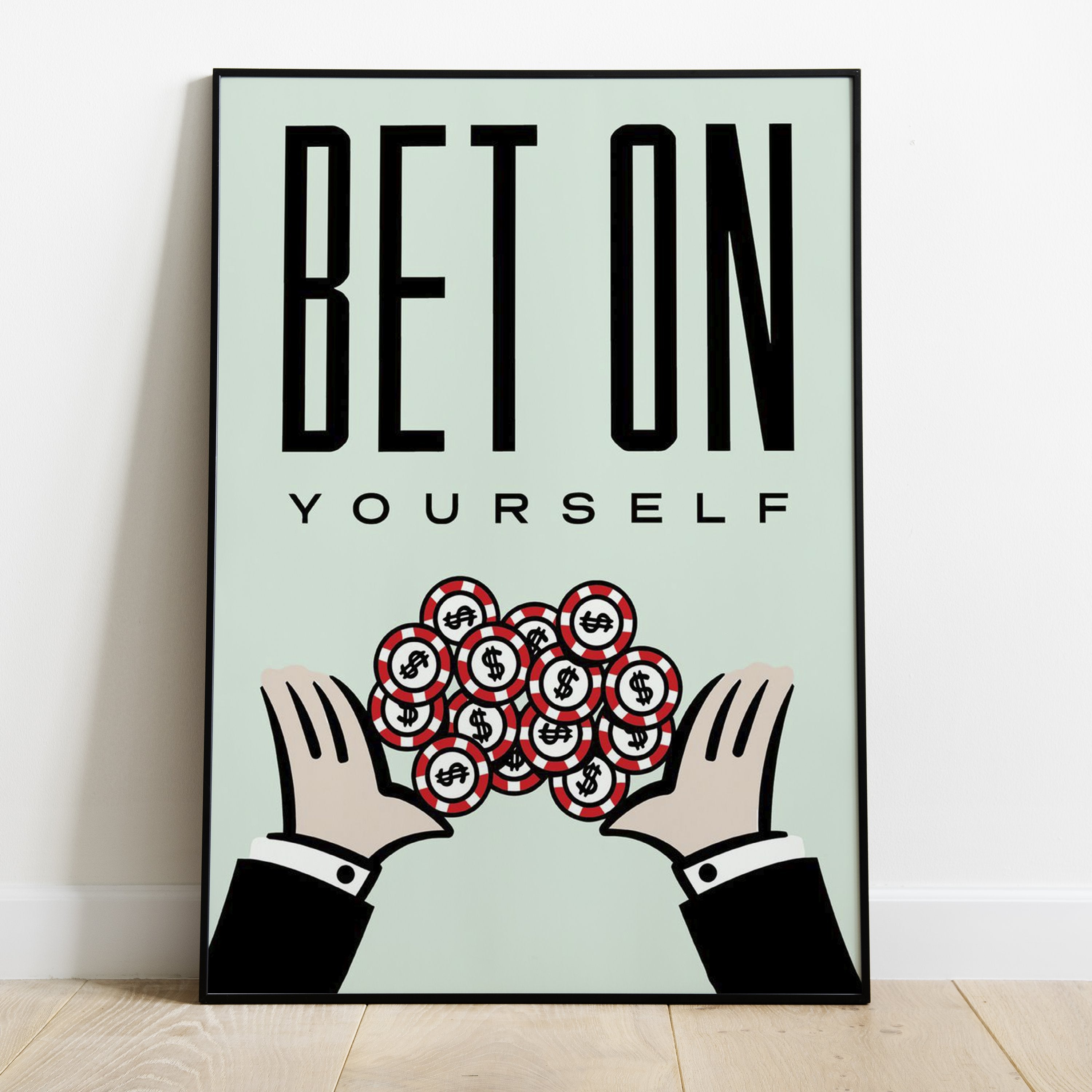 BET ON YOURSELF | Sky Blue Bearberry