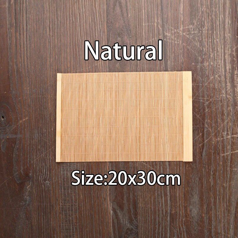 Elegant Bamboo Table Mat - Eco-Friendly Japanese Style Insulated Dining Runner