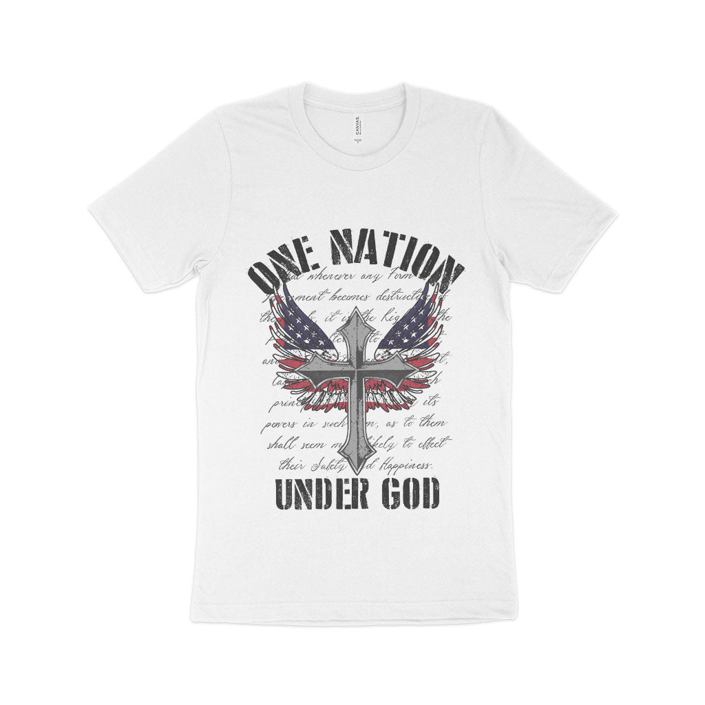 One Nation Under God Unisex Jersey T-Shirt Made in USA