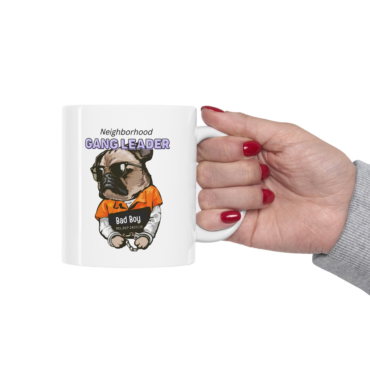 Pug Gang Leader Mug