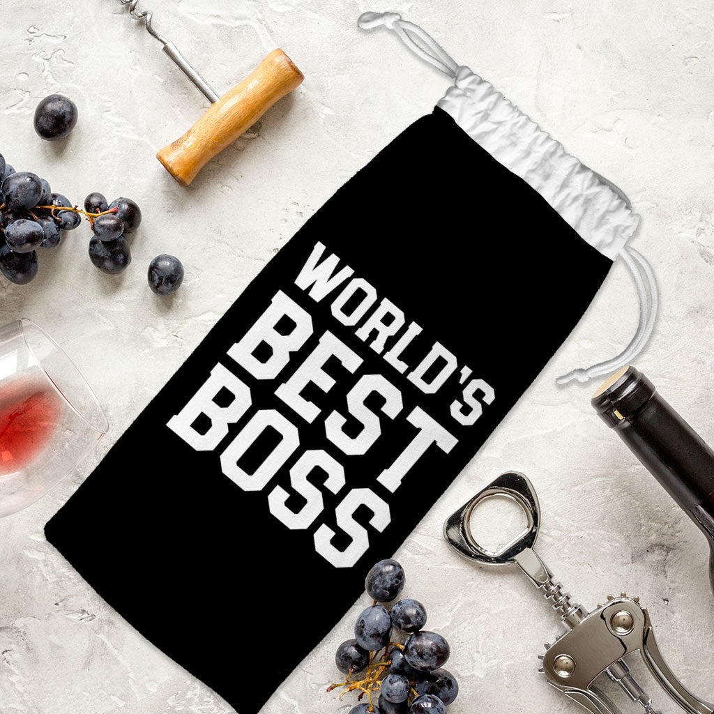 Boss Wine Tote Bag - Gift Wine Tote Bag - Cool Wine Tote Bag