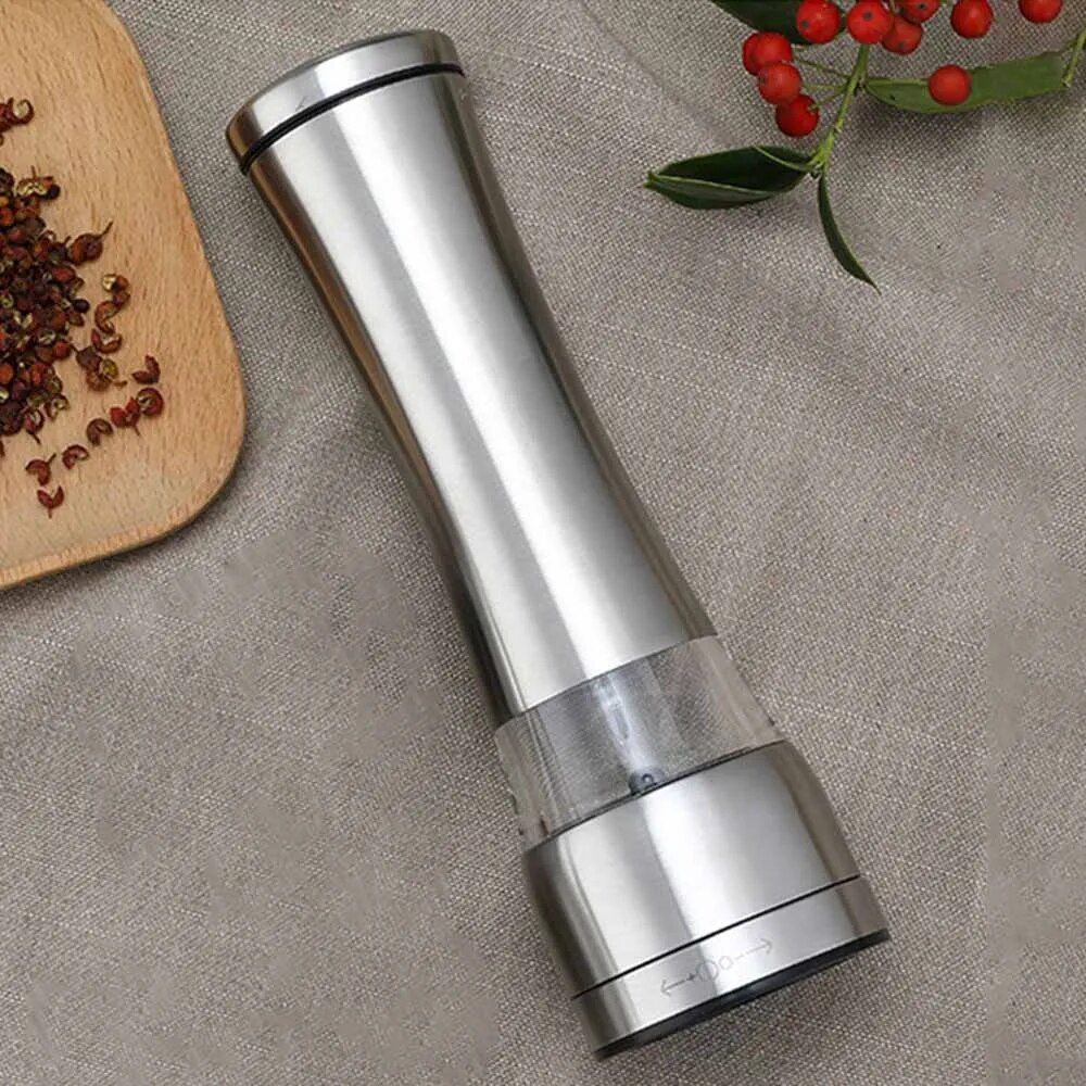 Stainless Steel Salt & Pepper Grinder Set