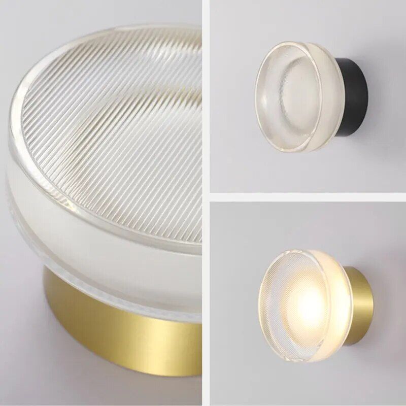 Modern Luxury Glass LED Wall Lamp