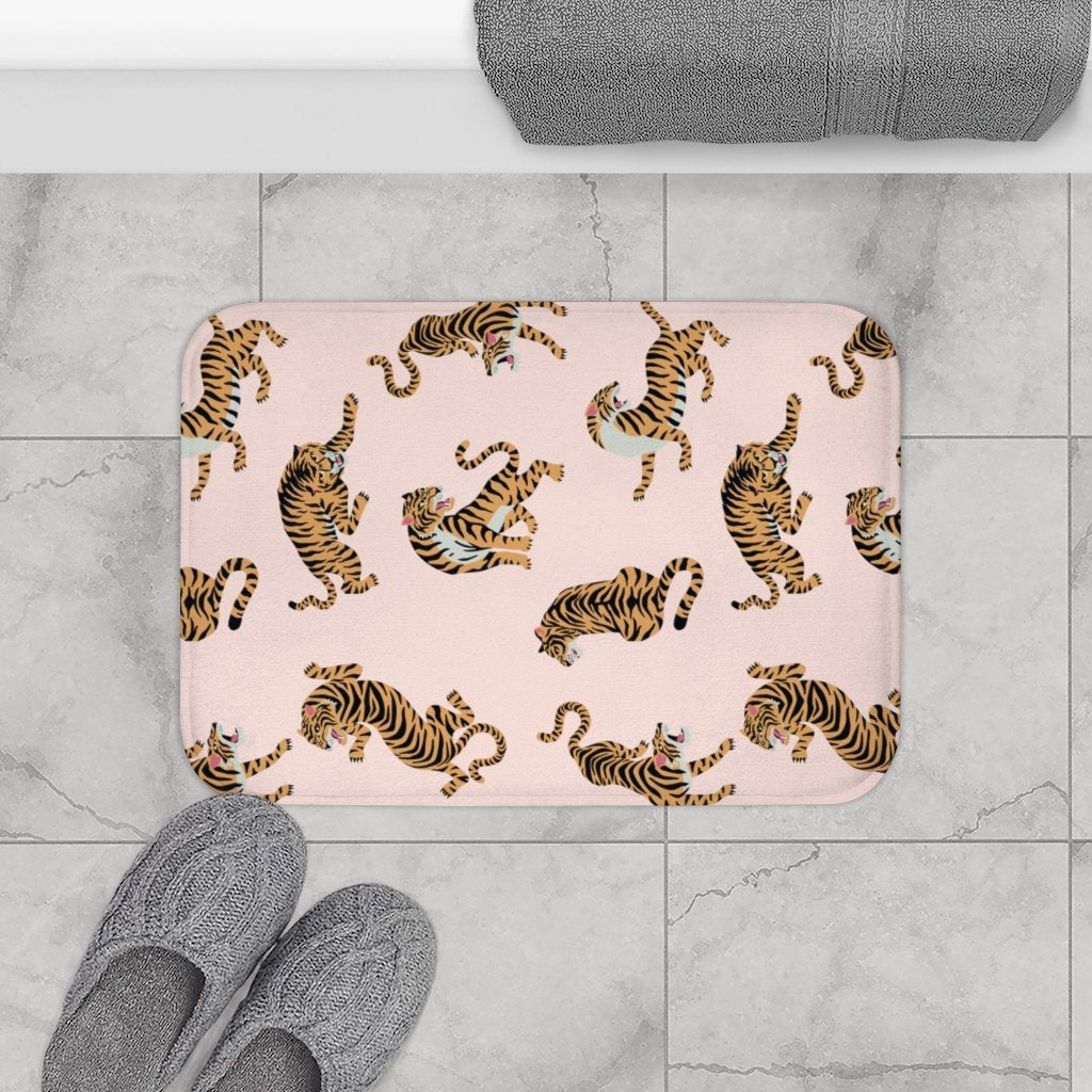 Leopard Print Bath Mat Home Accents