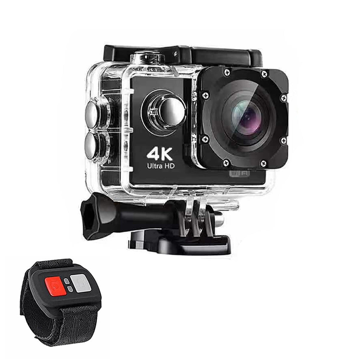 4K Action Pro Waterproof All Digital UHD Wi-Fi Camera + RF Remote