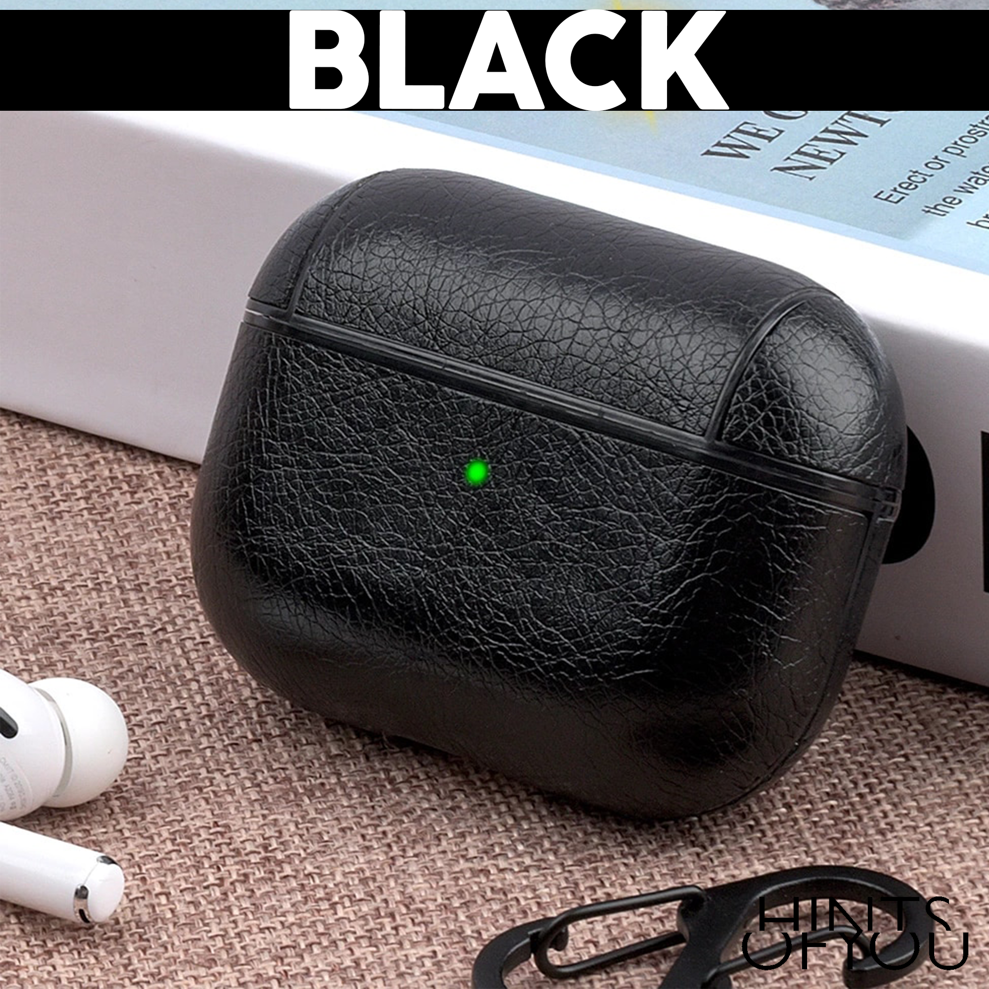 Custom Personalized AirPods Pro Case with Removeable Keychain Clip