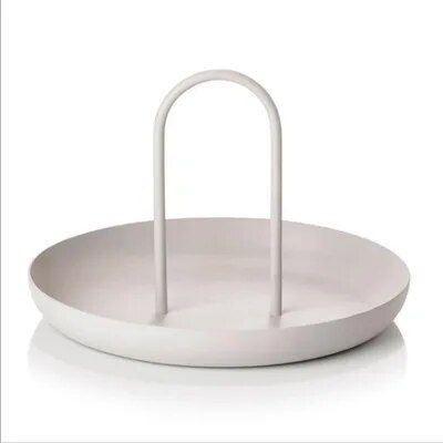 Modern Nordic Round Plastic Tray - Multi-Use, Eco-Friendly Organizer for Home Decor