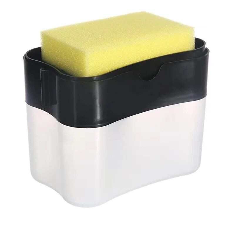 Efficient Kitchen Soap Dispenser with Sponge Holder