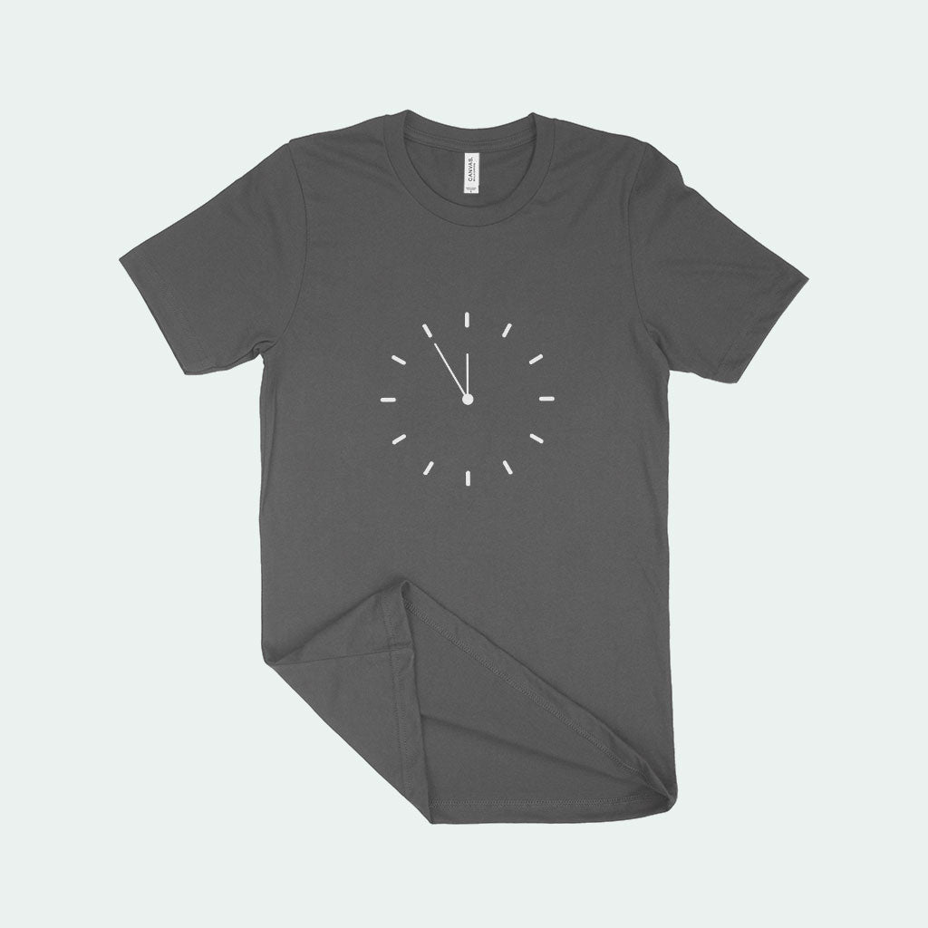 New Year Clock Unisex Jersey T-Shirt Made in USA