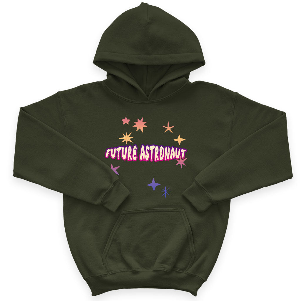 Future Astronaut Kids' Sponge Fleece Hoodie - Illustration Kids' Hoodie - Themed Hoodie for Kids