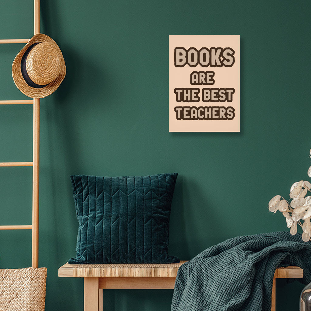 Book Themed Wall Picture - Quotes Stretched Canvas - Cool Print Wall Art