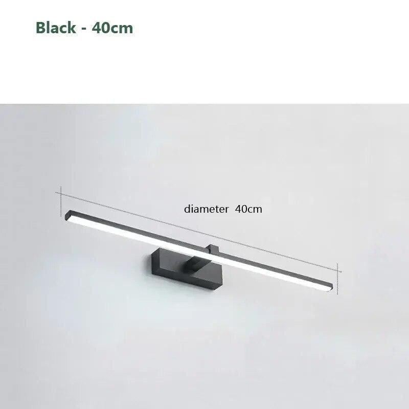 Sleek Modern LED Wall Light for Bathrooms