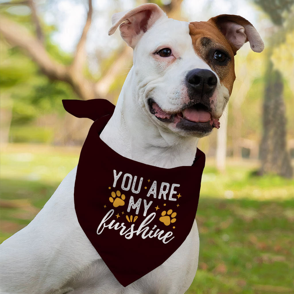 Cute Quote Pet Bandana - Furshine Dog Bandana - Text Design Pet Scarf