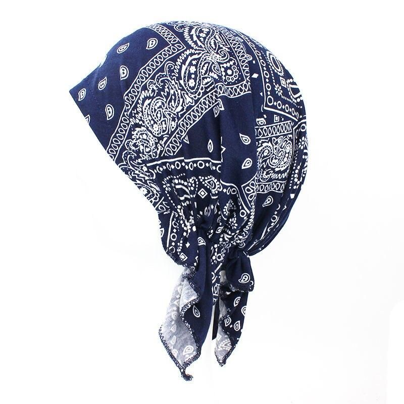 Floral Print Polyester Bandanas for Women