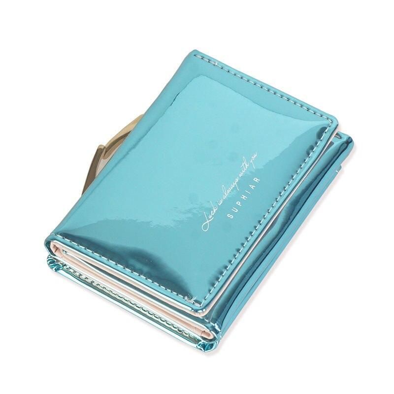 Chic Short Ladies' Wallet in PU Leather