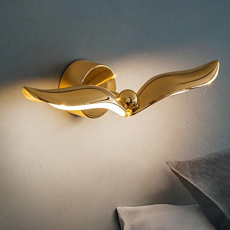 Elegant Rose Gold LED Wall Lamp