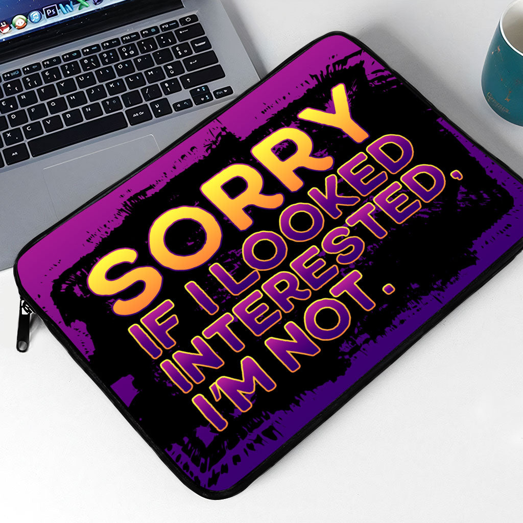 Sarcastic MacBook Pro 14" Sleeve - Graphic Laptop Sleeve - Funny Design MacBook Sleeve