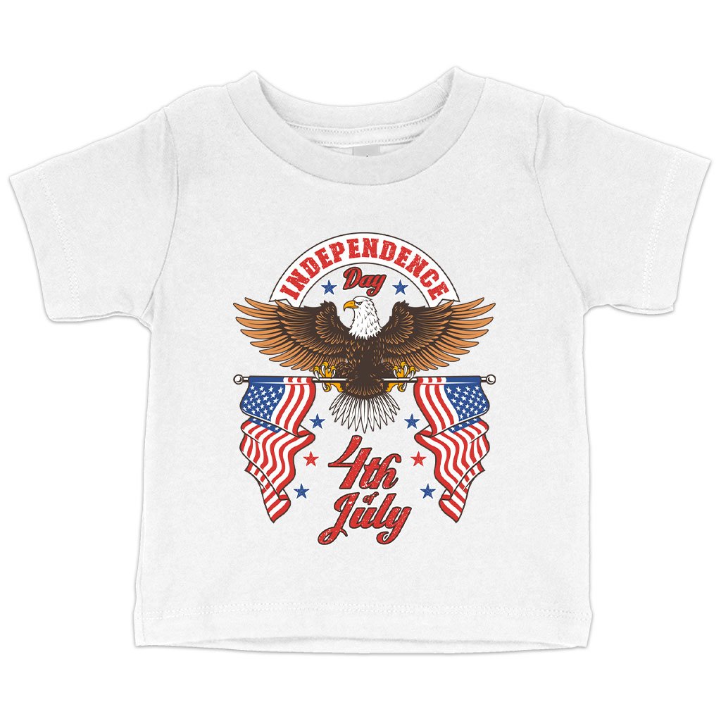 Baby Independence Day 4th of July T-Shirt - Independence Day T-Shirts - Patriotic USA T-Shirt