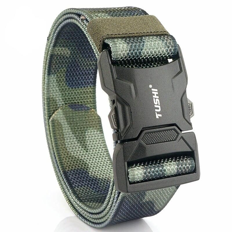 Durable Multi-Function Nylon Tactical Belt for Men