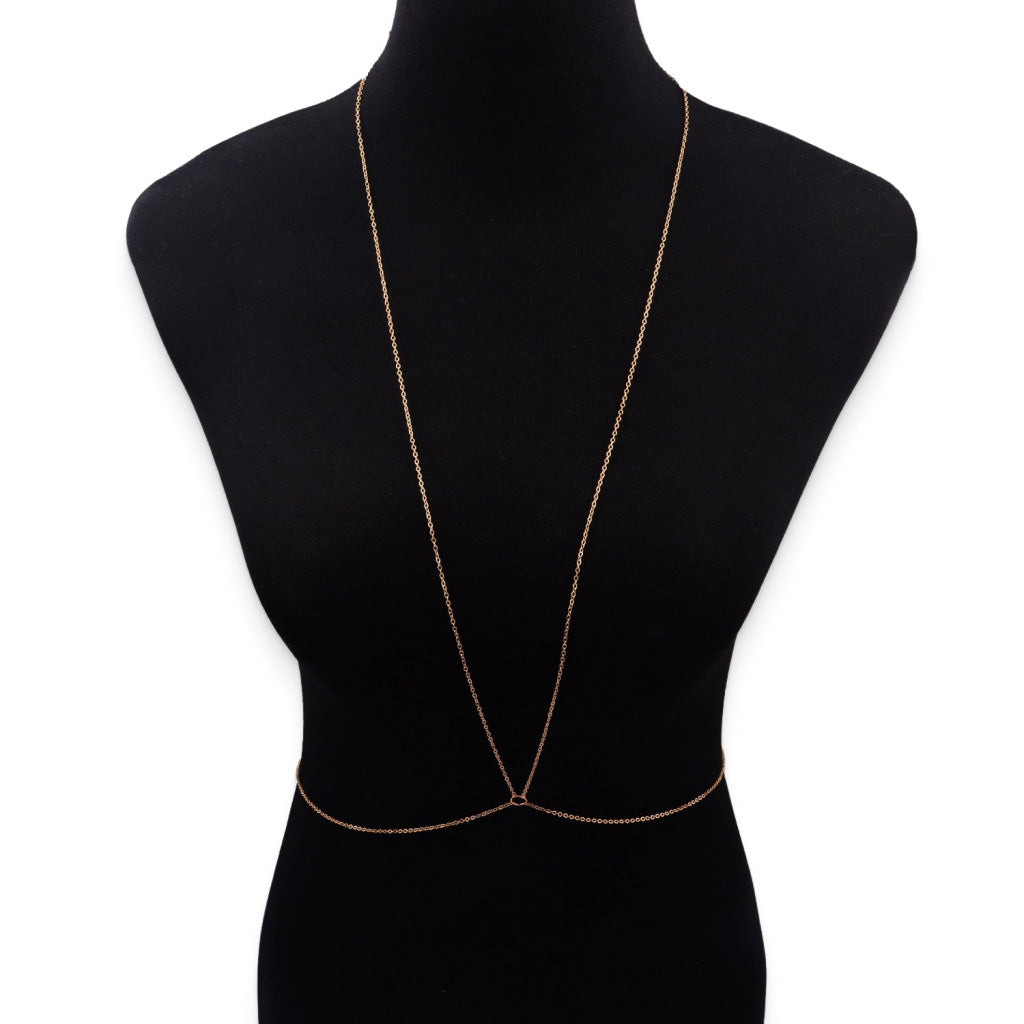 Minimalistic Gold Body Chain