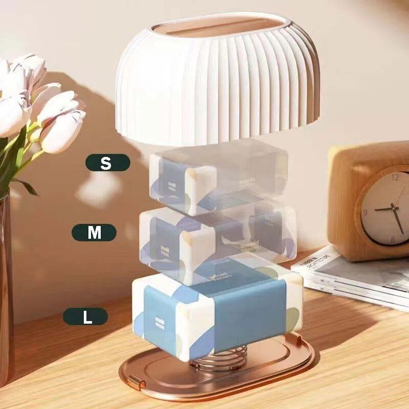 Elegant Nordic-Style Striped Tissue Box Holder - Multipurpose Table Napkin & Toilet Paper Dispenser for Home and Car