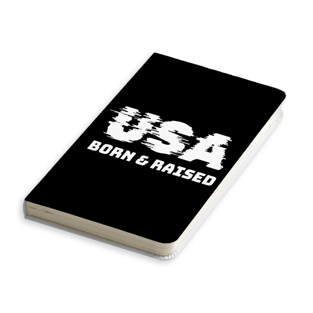 Born in the USA Journal - Patriotic Design Notebook - Cool Design Journal