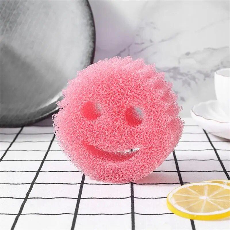 Multi-Purpose Smiley Face Cleaning Sponge