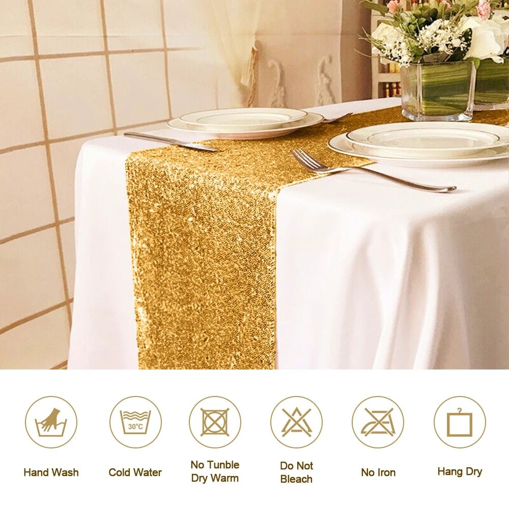 Glittering Sequin Table Runners