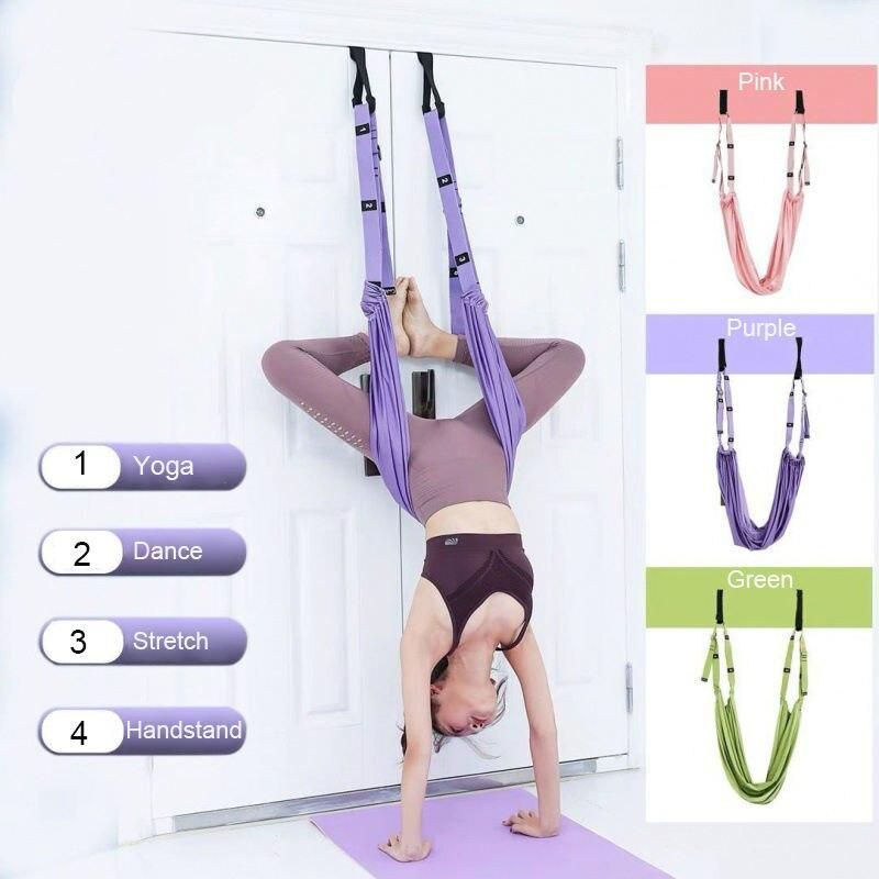 Adjustable Aerial Yoga Stretching Strap Hammock Swing