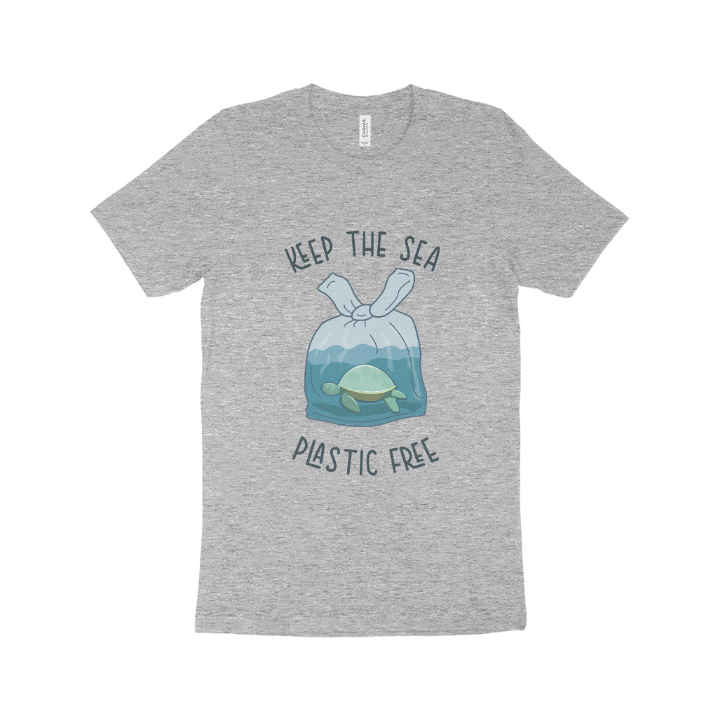 Keep the Sea Plastic Free Unisex Jersey T-Shirt Made in USA