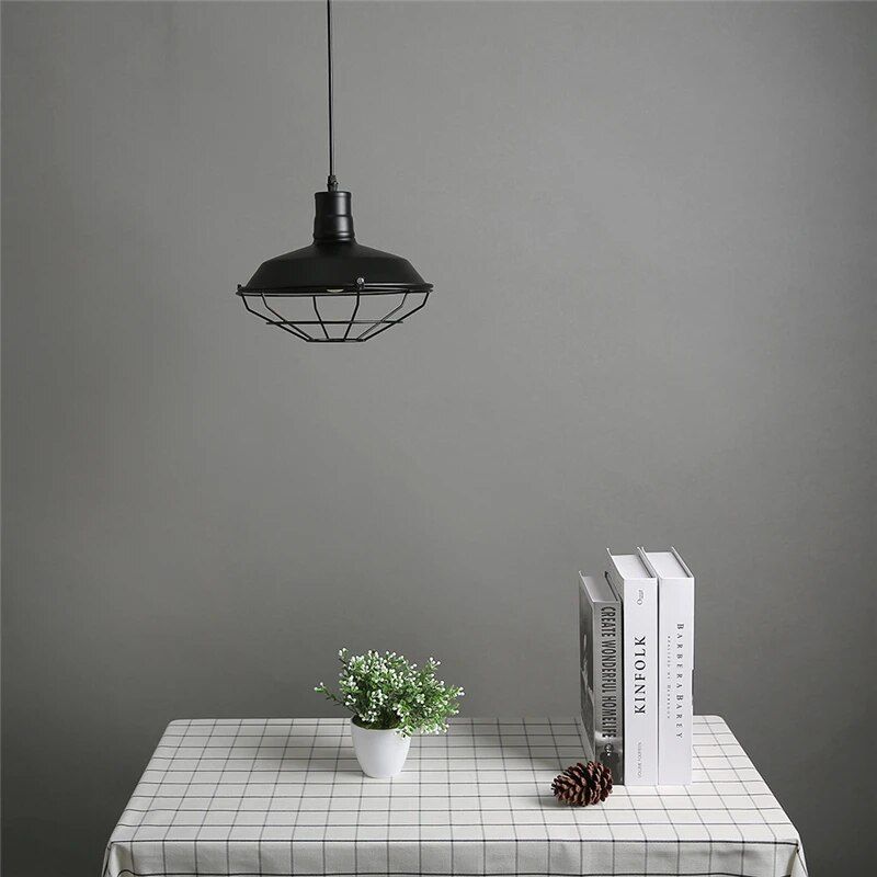 Retro Industrial Iron Pendant Light