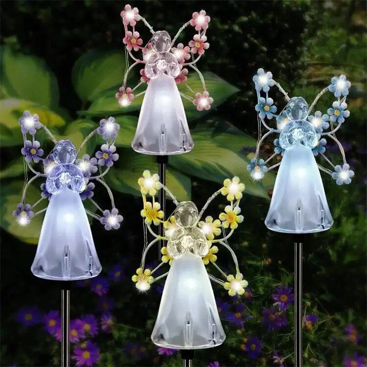 Solar Angel Outdoor Garden Light