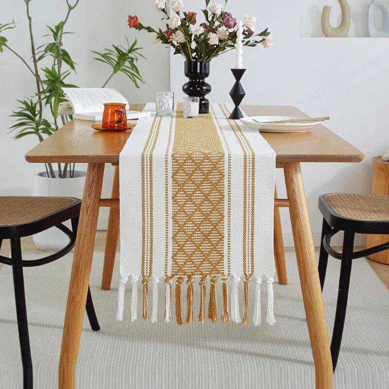 Geometric Nordic Table Runner