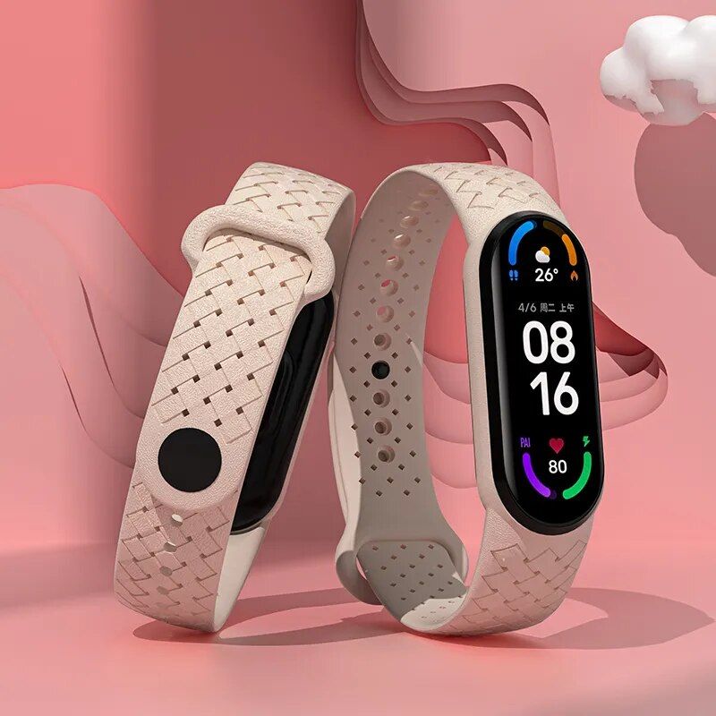 Quick-Fit Silicone Solo Loop Bracelet for Xiaomi Mi Band - Breathable & Sporty