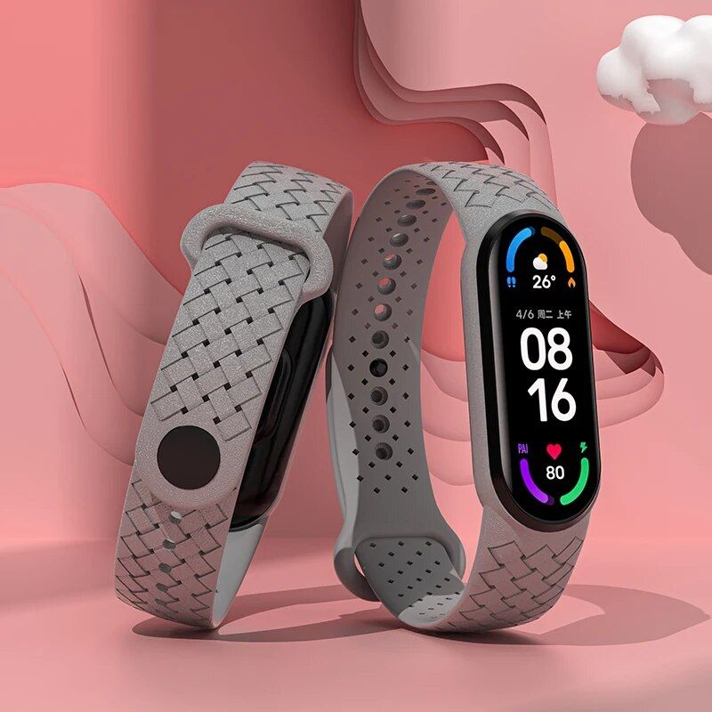 Quick-Fit Silicone Solo Loop Bracelet for Xiaomi Mi Band - Breathable & Sporty