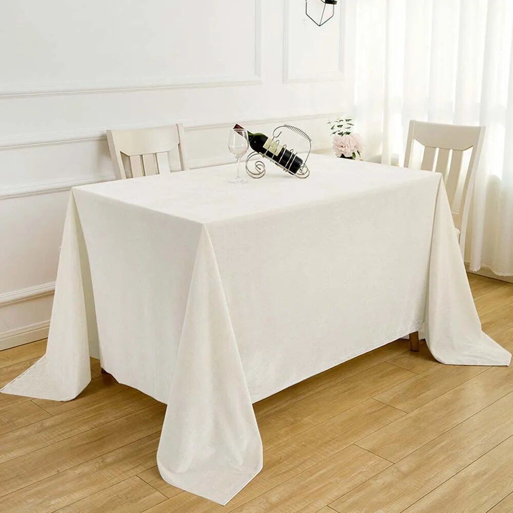 Elegant Velvet Rectangular Tablecloth - Perfect for Weddings, Dining, and Special Occasions