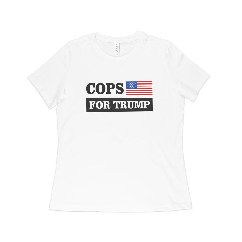 Women's Cops for Trump T-Shirt - Trump Clothing